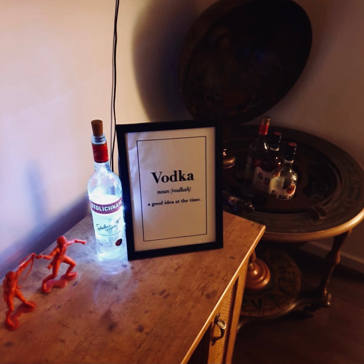 Impresión de definición de vodka