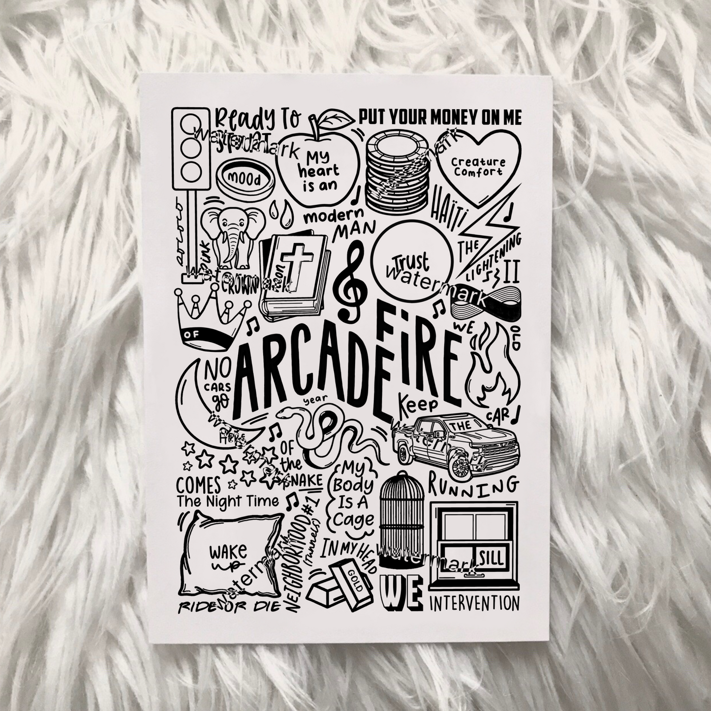 Arcade Fire print