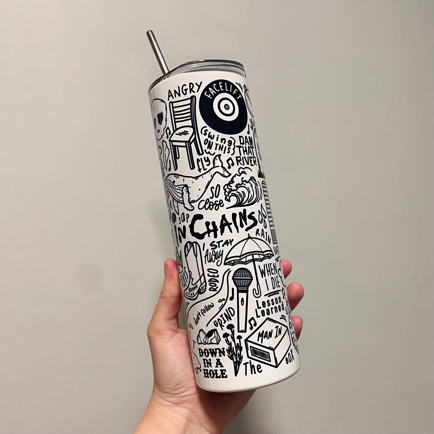 Alice In Chains tumbler