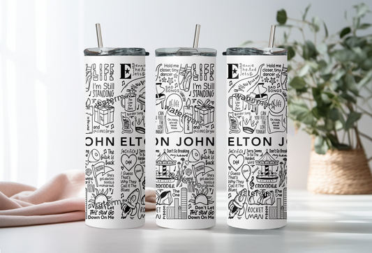 Elton John tumbler