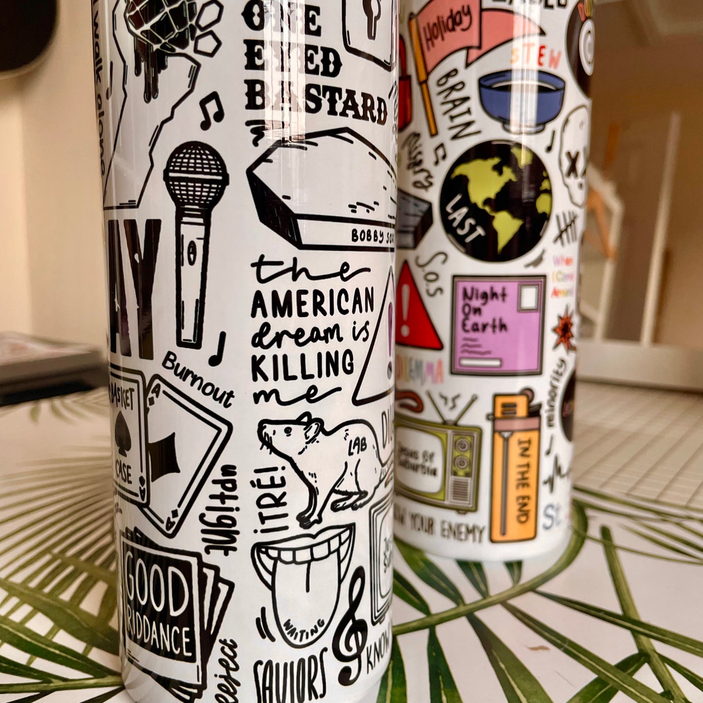 Green Day tumbler