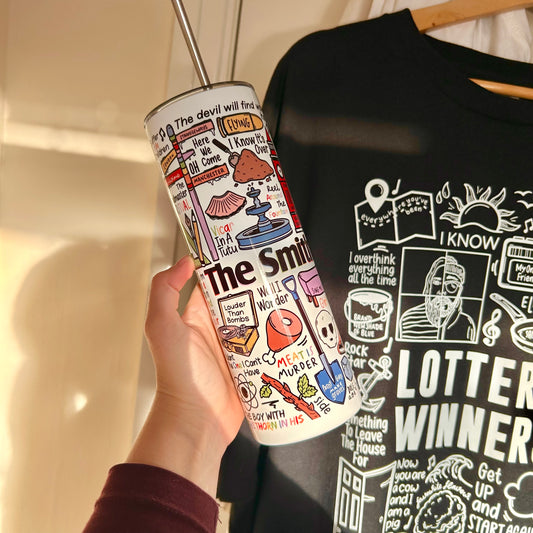 The Smiths tumbler