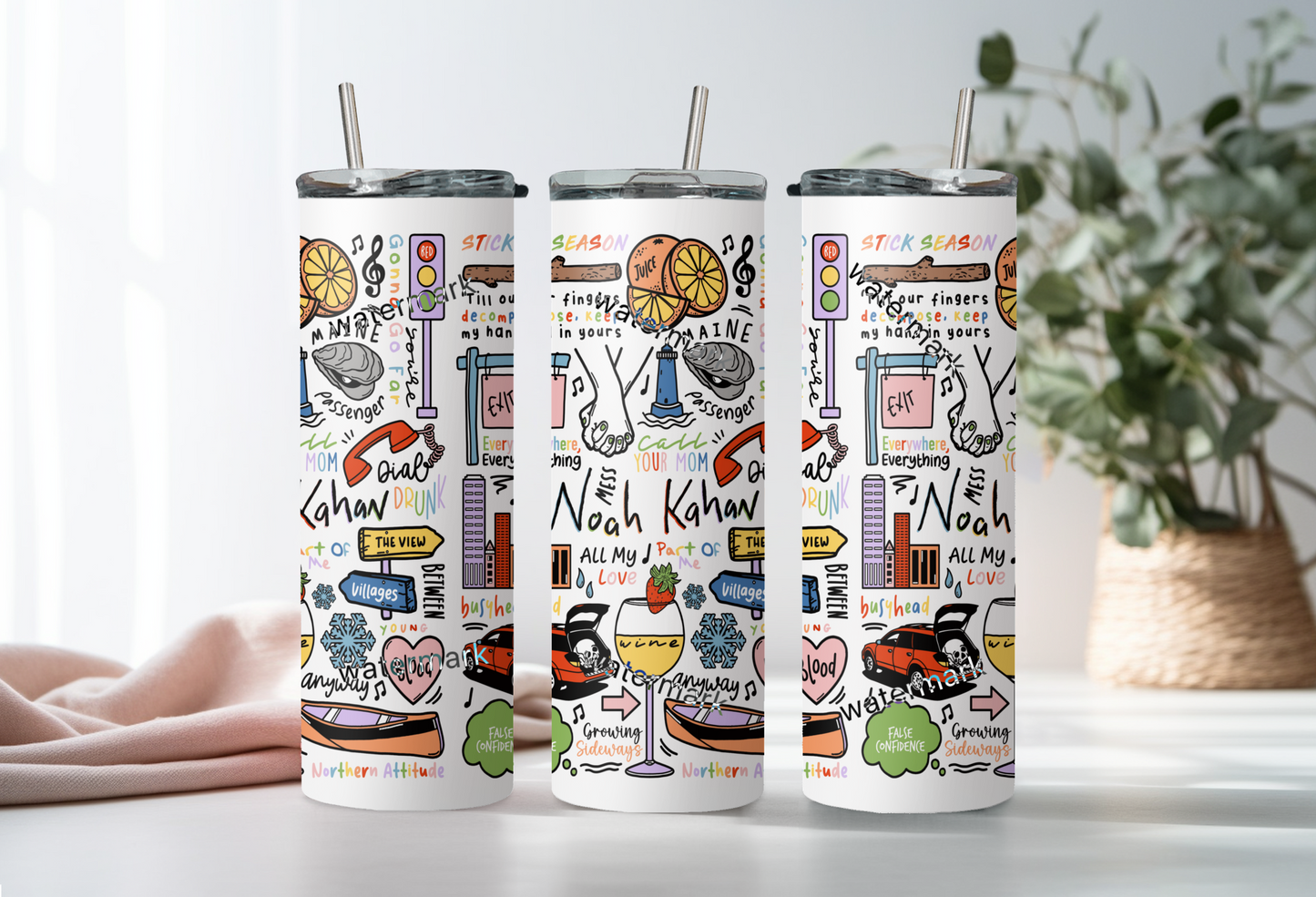 Noah Kahan tumbler