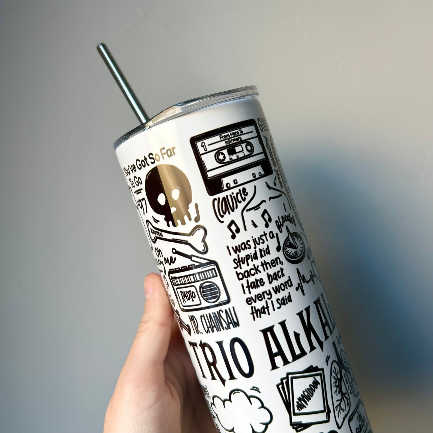 Alkaline Trio tumbler