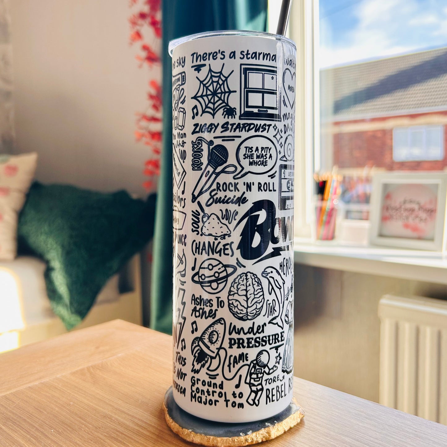 David Bowie tumbler