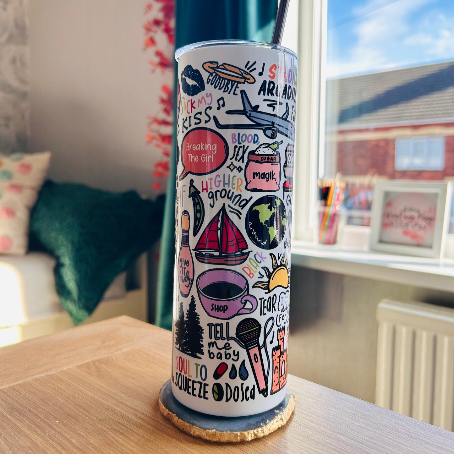 Red Hot Chili Peppers tumbler