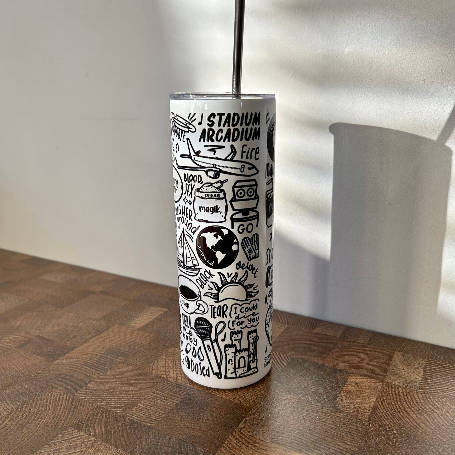 Red Hot Chili Peppers tumbler
