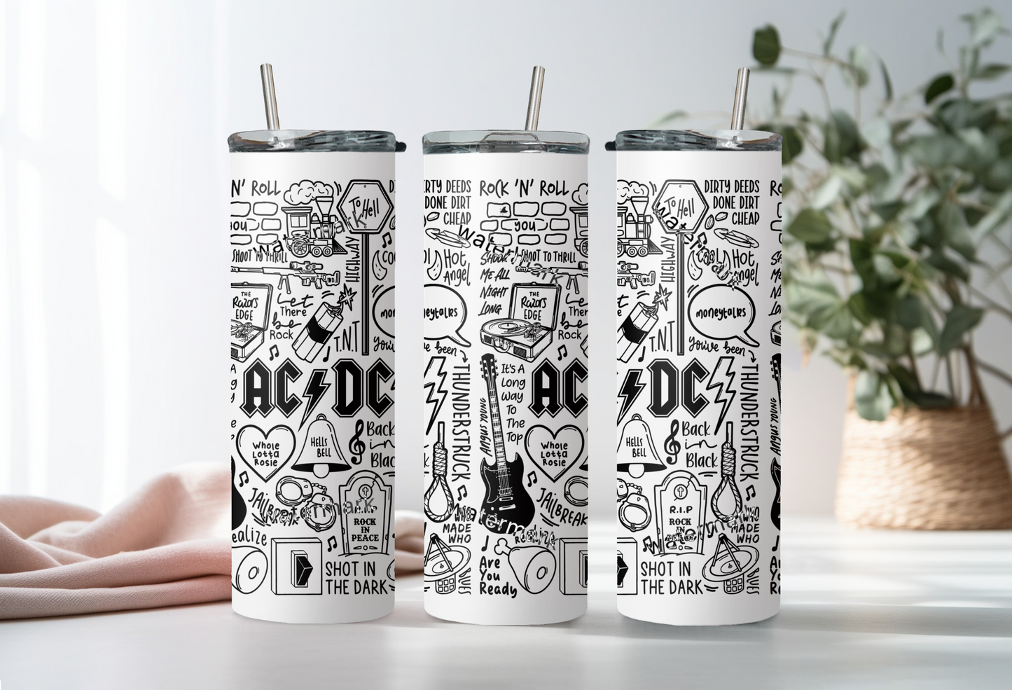 AC/DC tumbler