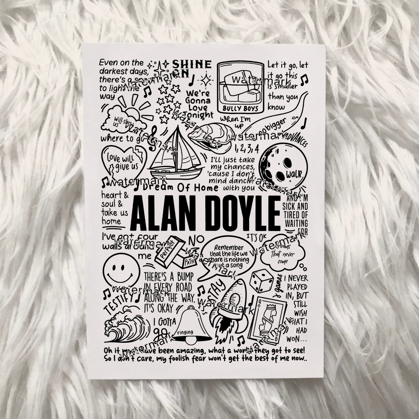 Alan Doyle print
