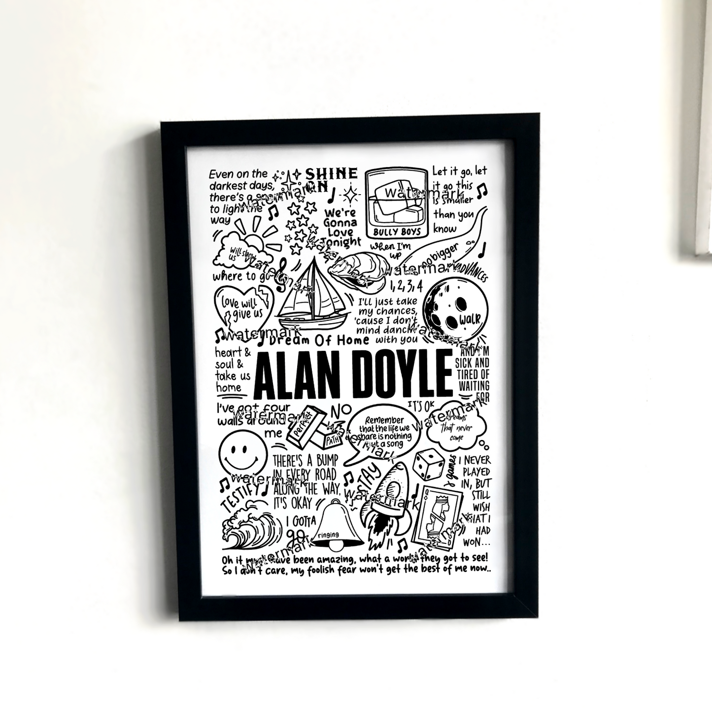 Alan Doyle print