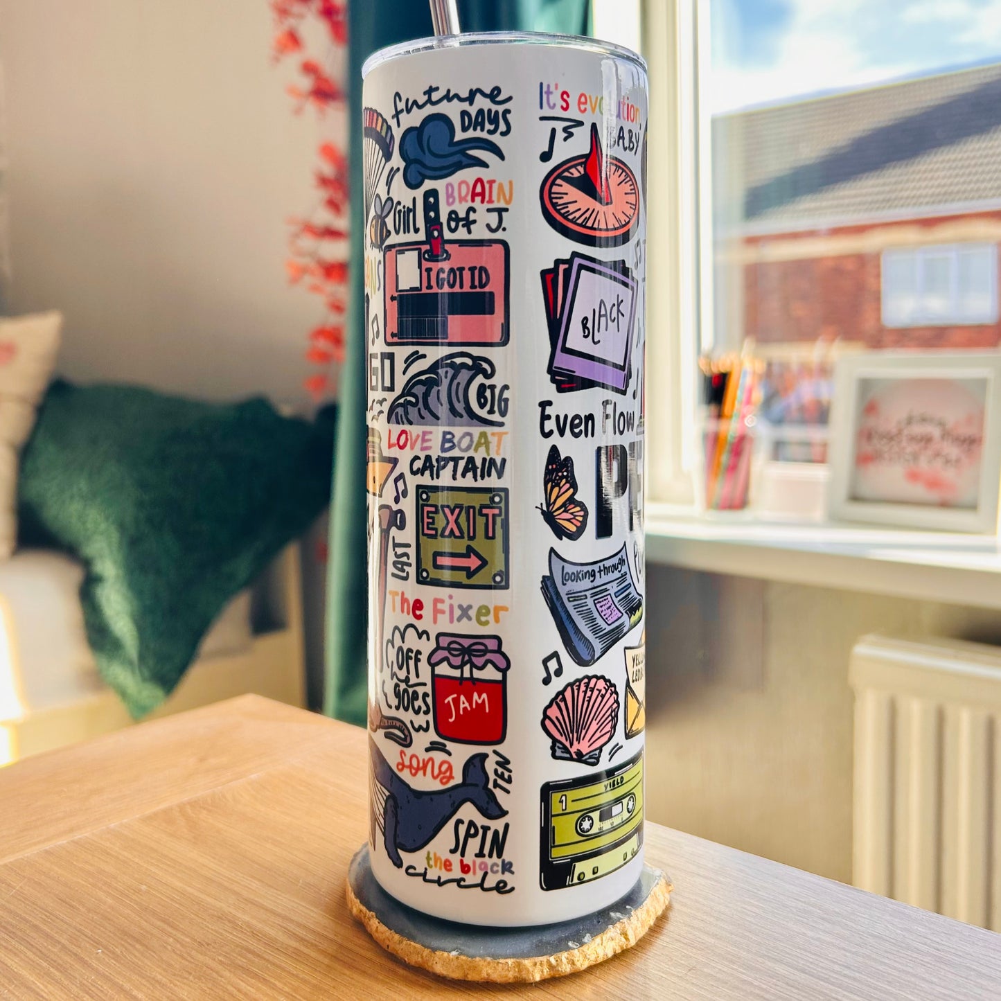 Pearl Jam tumbler