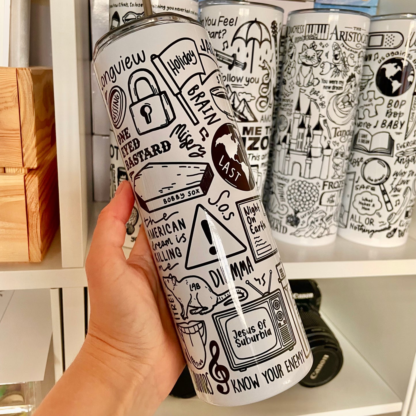 Green Day tumbler