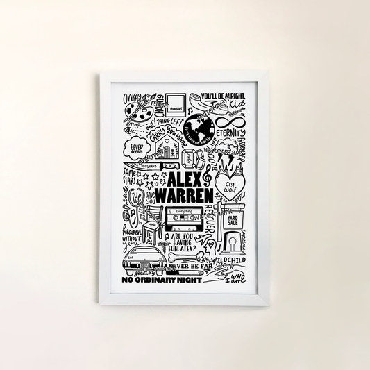 Alex Warren print