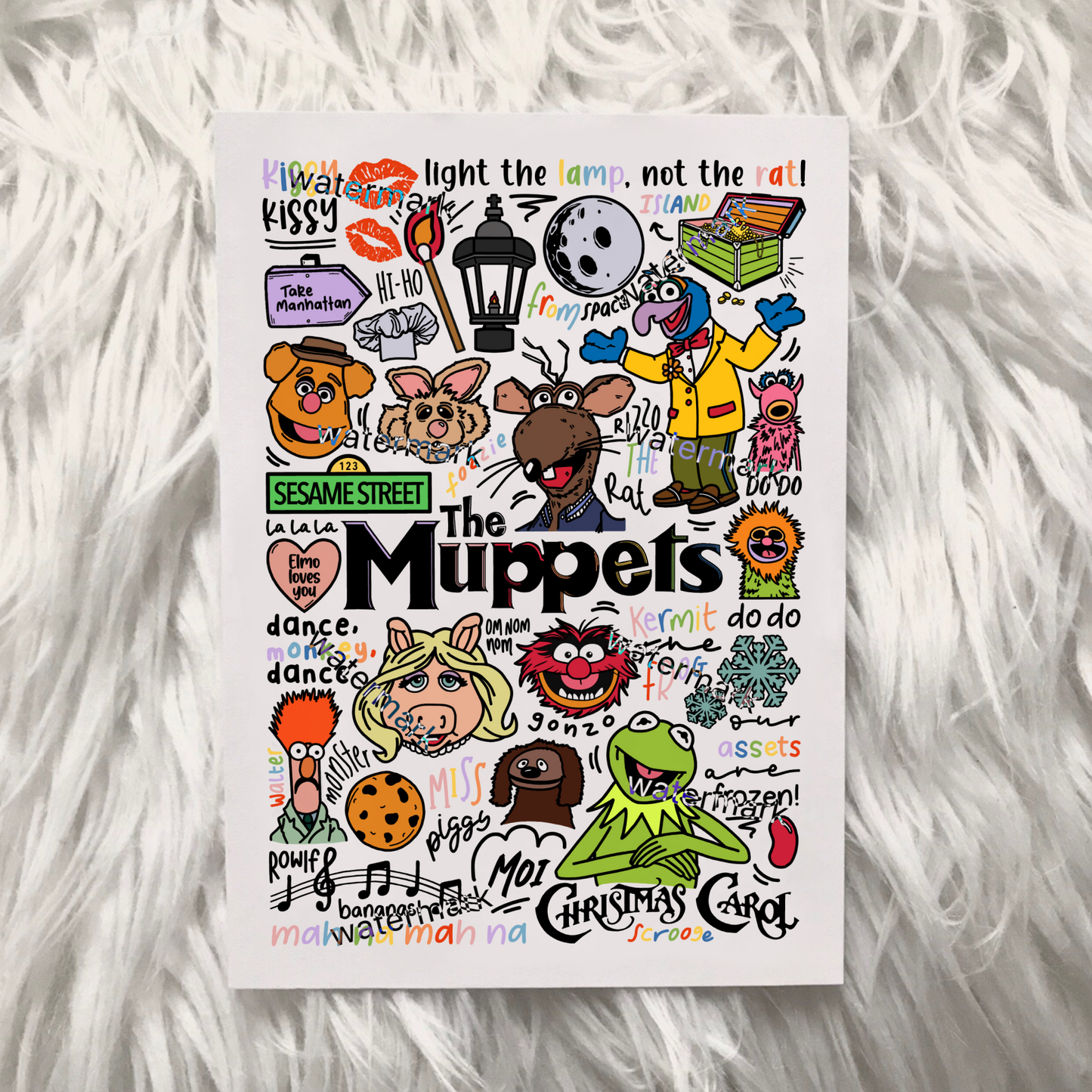 The Muppets print