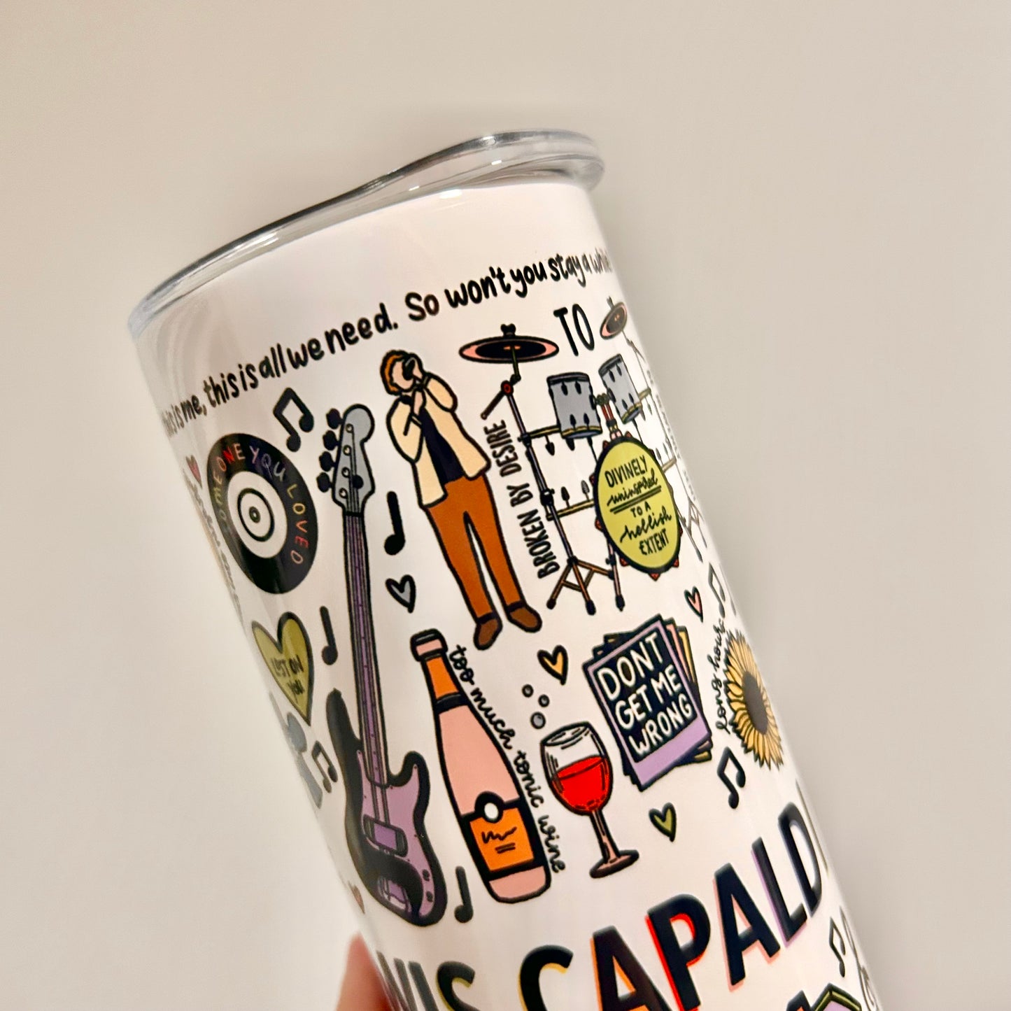 Lewis Capaldi tumbler