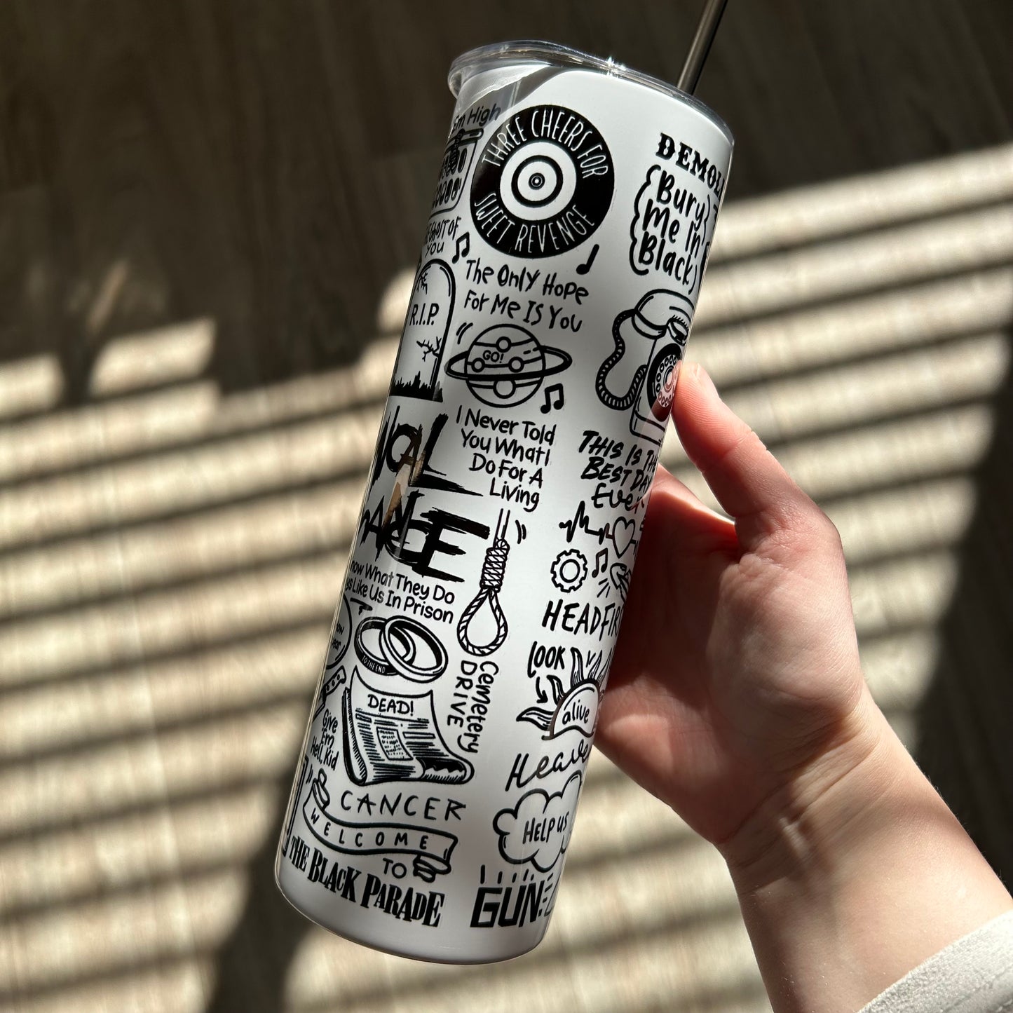 My Chemical Romance tumbler