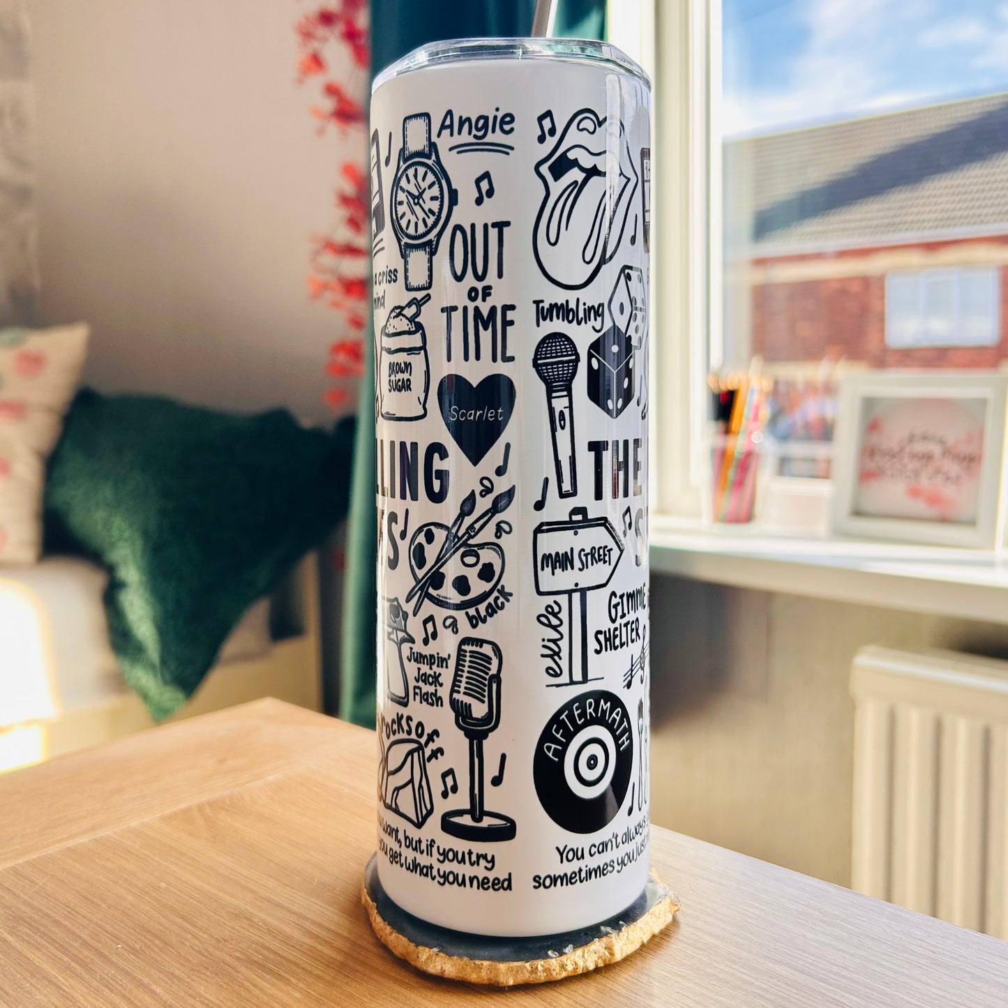 The Rolling Stones tumbler