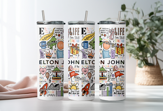 Elton John tumbler