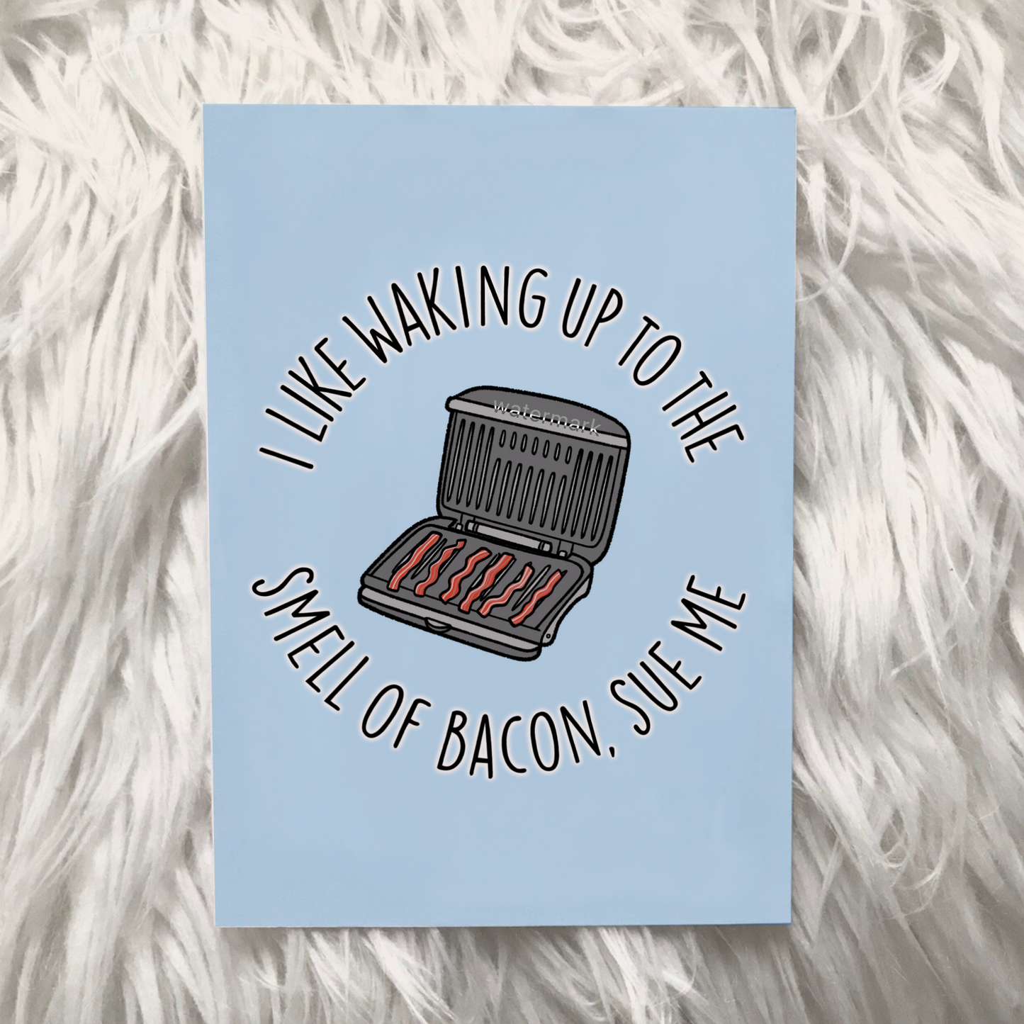 Le bureau américain imprimé bacon