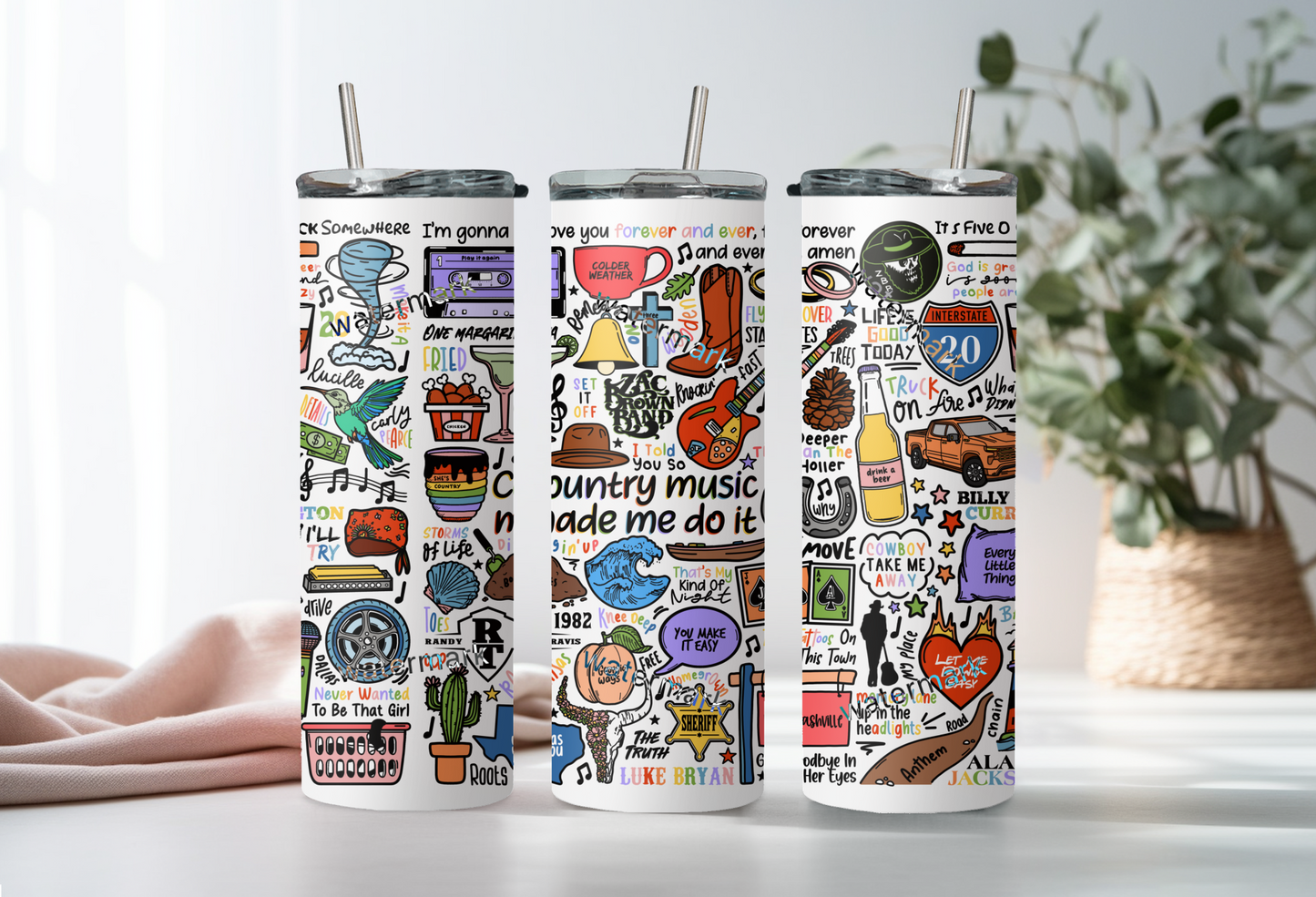 Country music tumbler