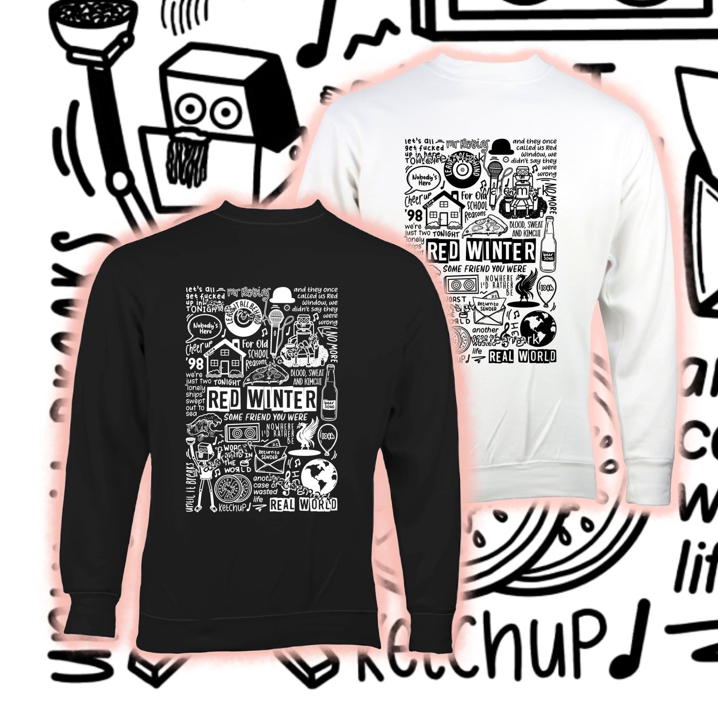 T-shirt d'hiver rouge