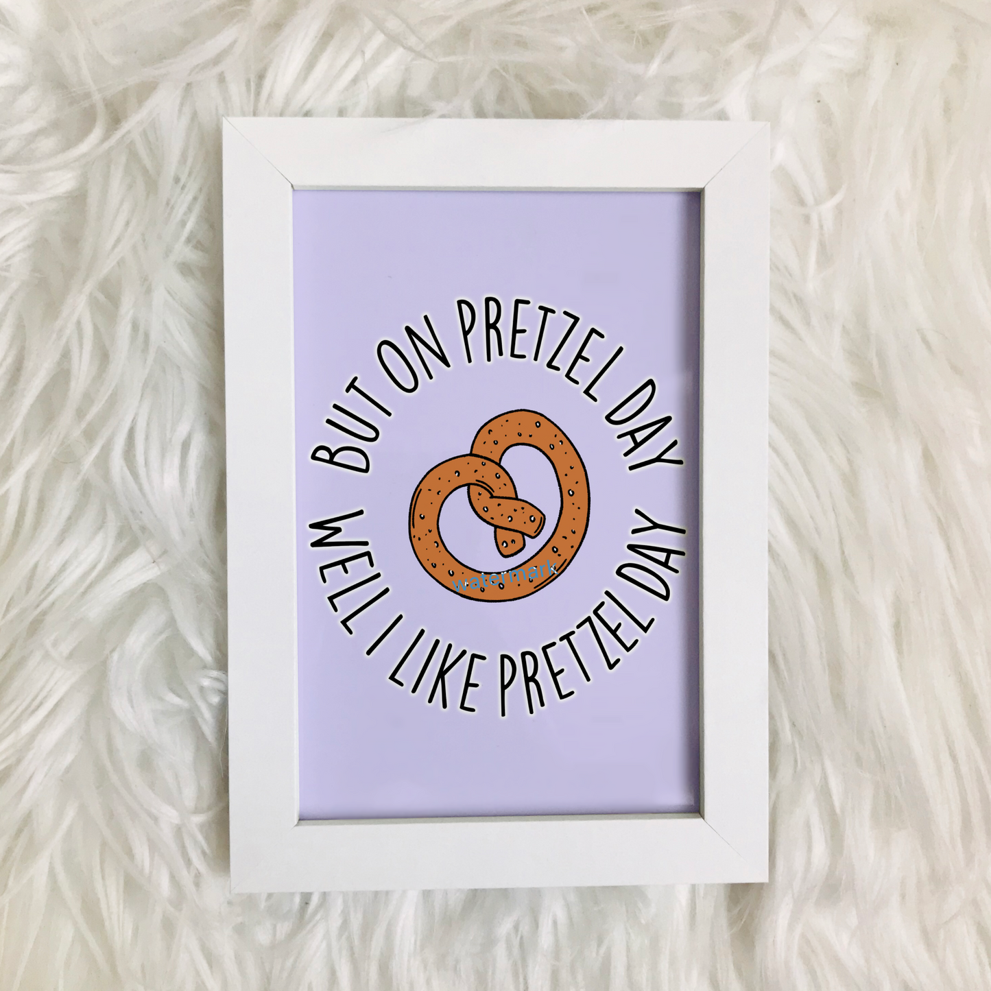 La impresión de pretzel de Office US