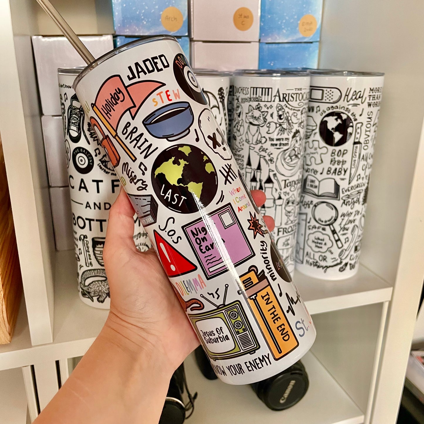 Green Day tumbler