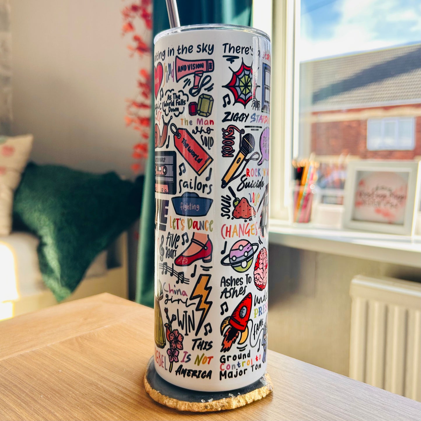 David Bowie tumbler