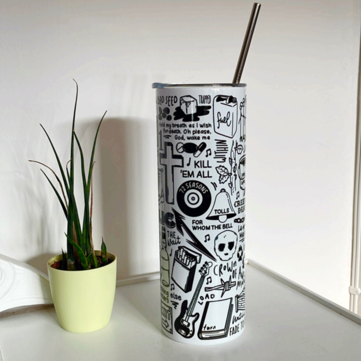 Metallica tumbler