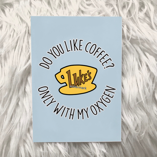 Estampado de café de Gilmore Girls Luke