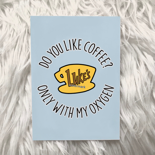 Gilmore Girls Luke’s coffee print