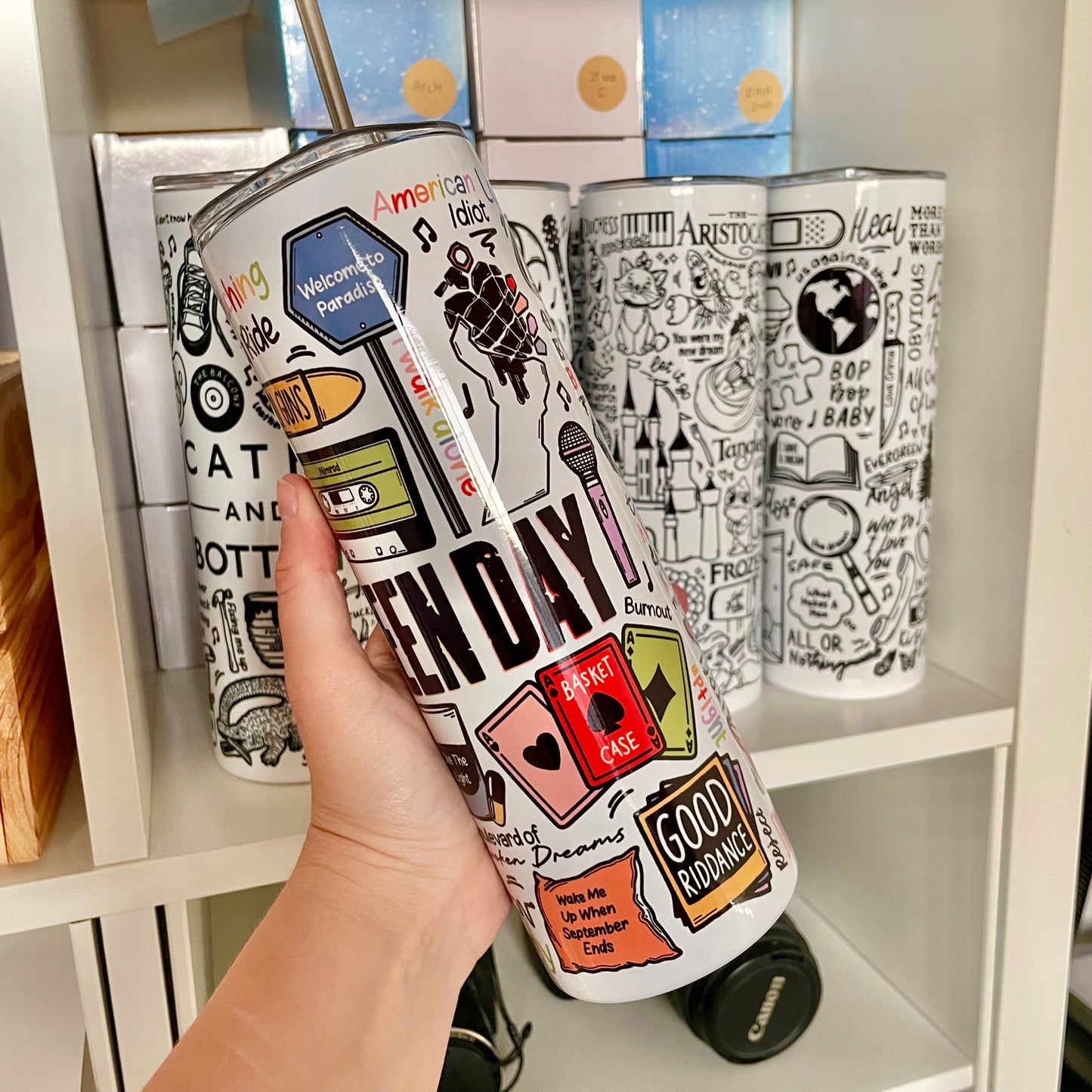 Green Day tumbler