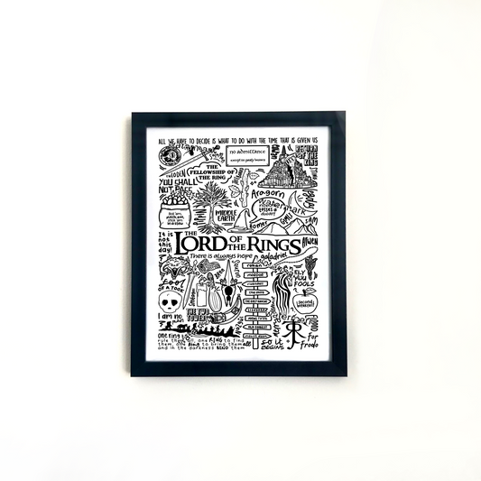 Lord Of The Rings print