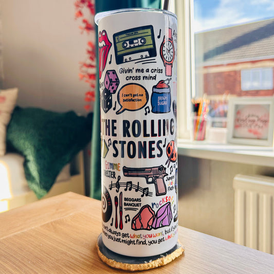 The Rolling Stones tumbler