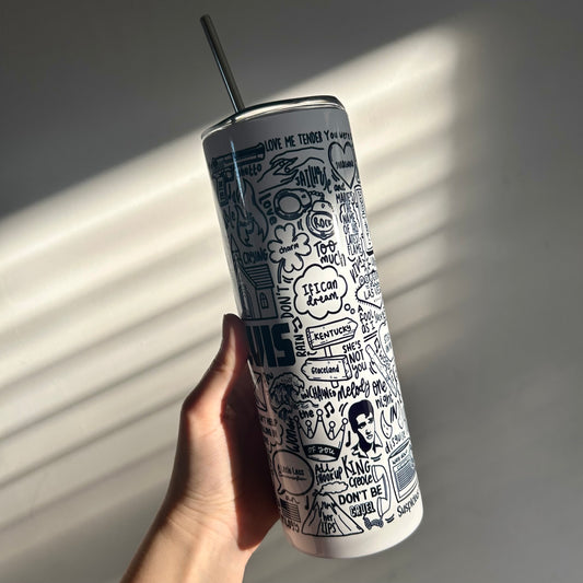 Elvis Presley tumbler