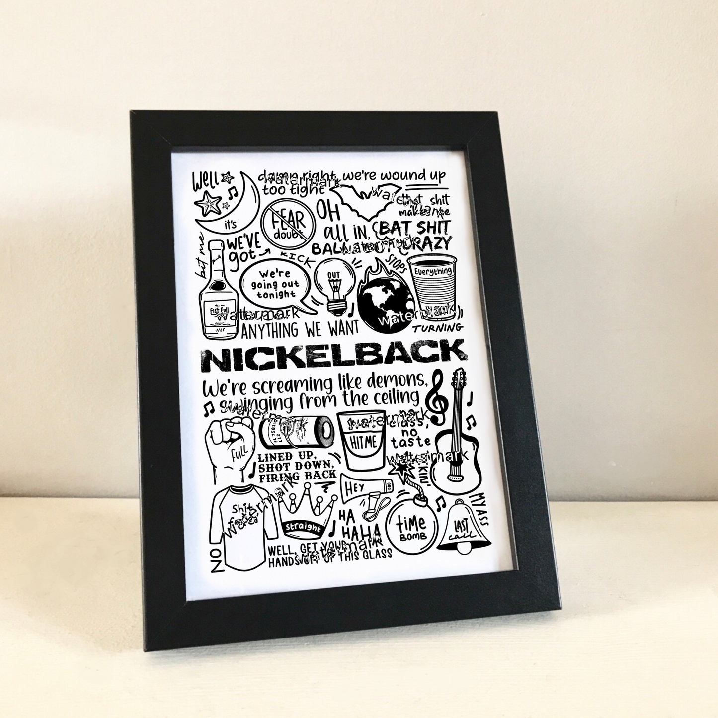 T-shirt Nickelback Burn It To The Ground