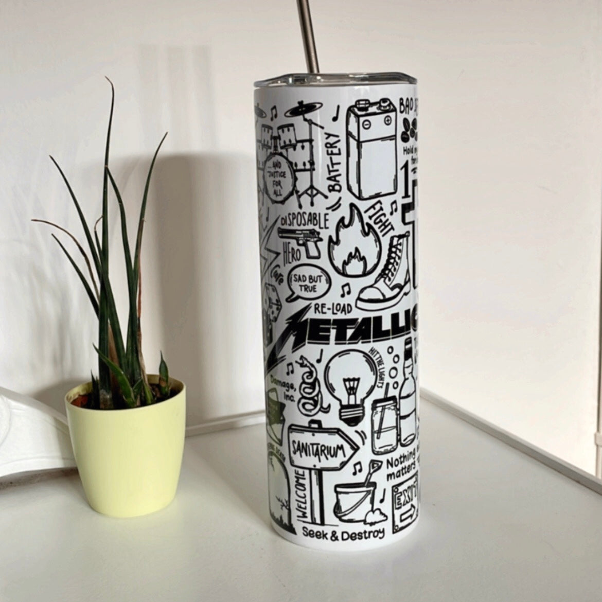 Metallica tumbler