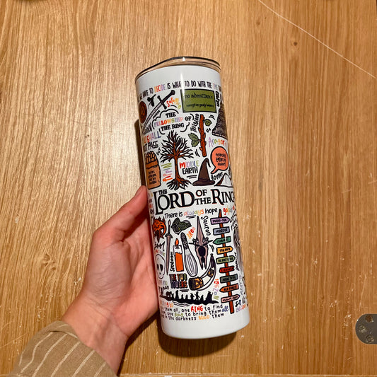 Lord of the Rings and The Hobbit tumbler