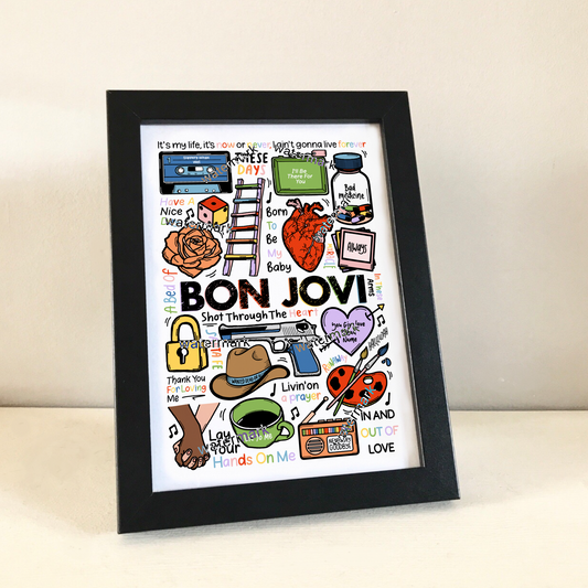 Imprimé Bon Jovi