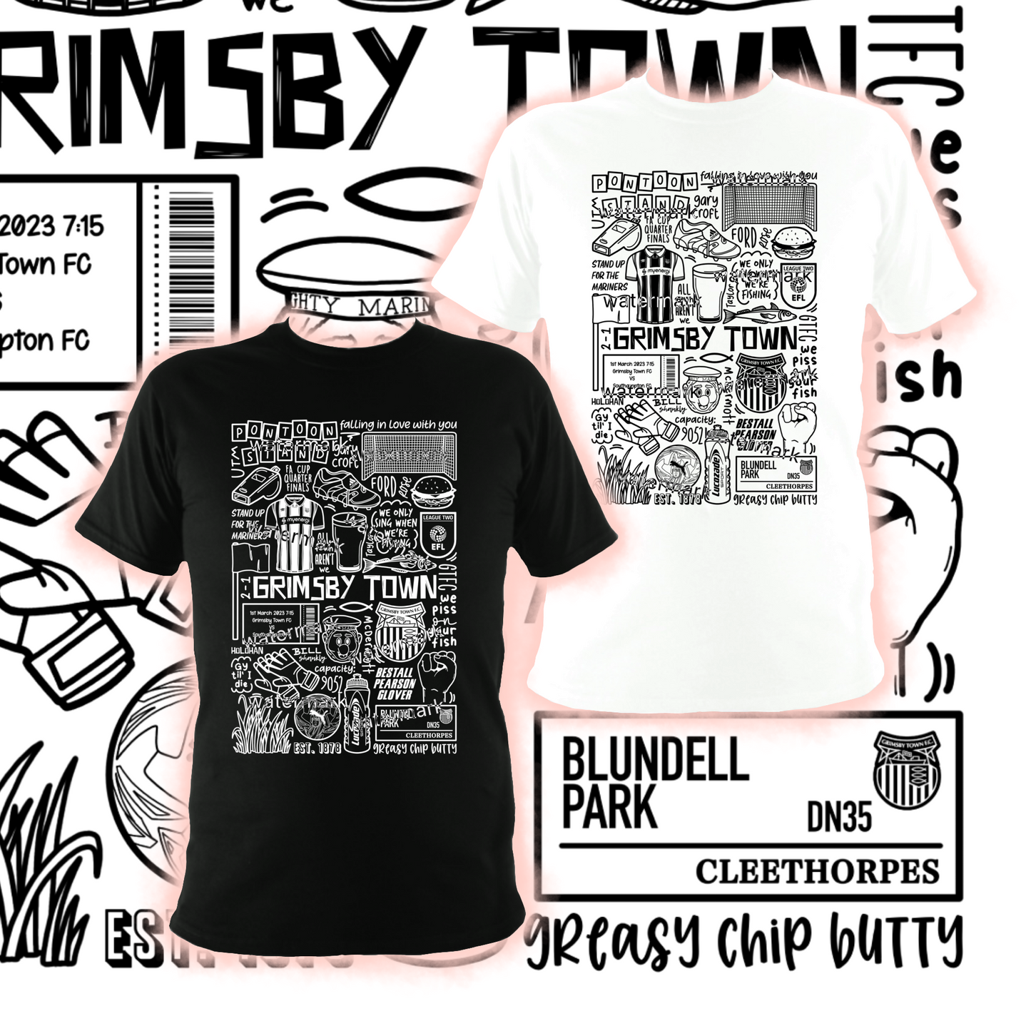 Grimsby Town t shirt