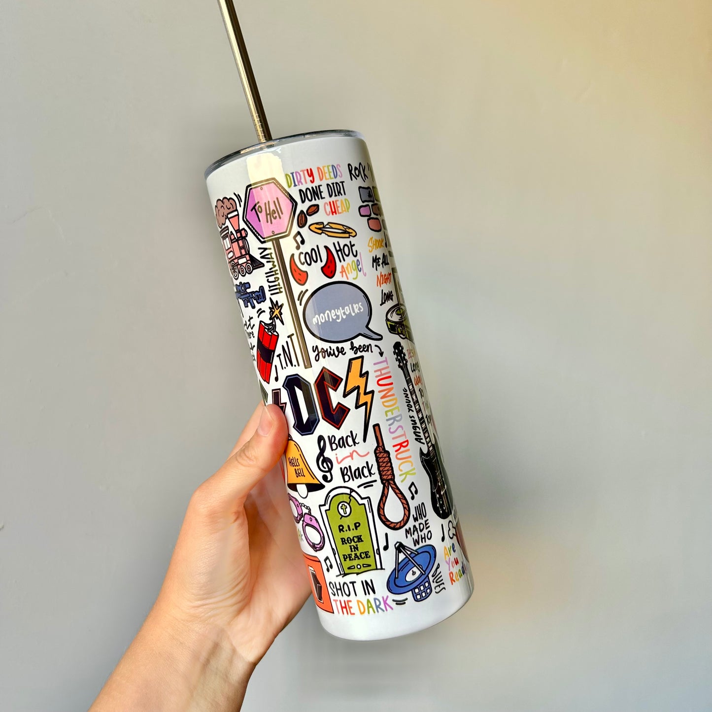 AC/DC tumbler