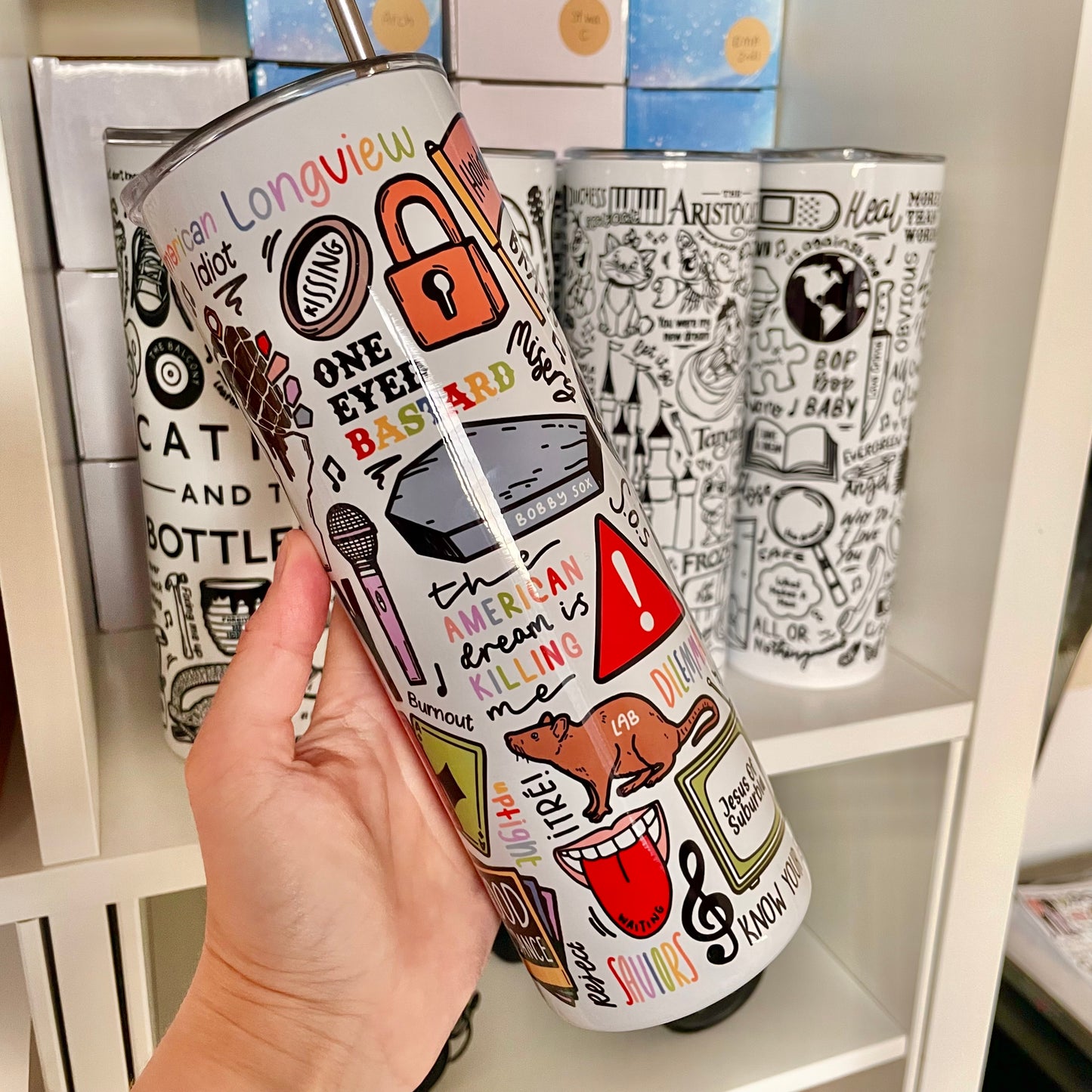 Green Day tumbler