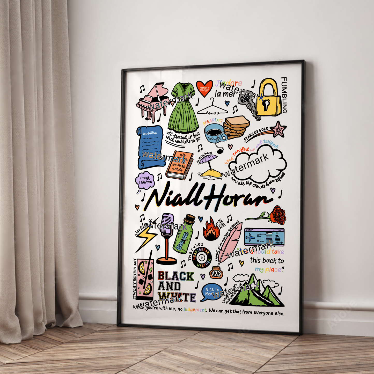 Gravure de Niall Horan