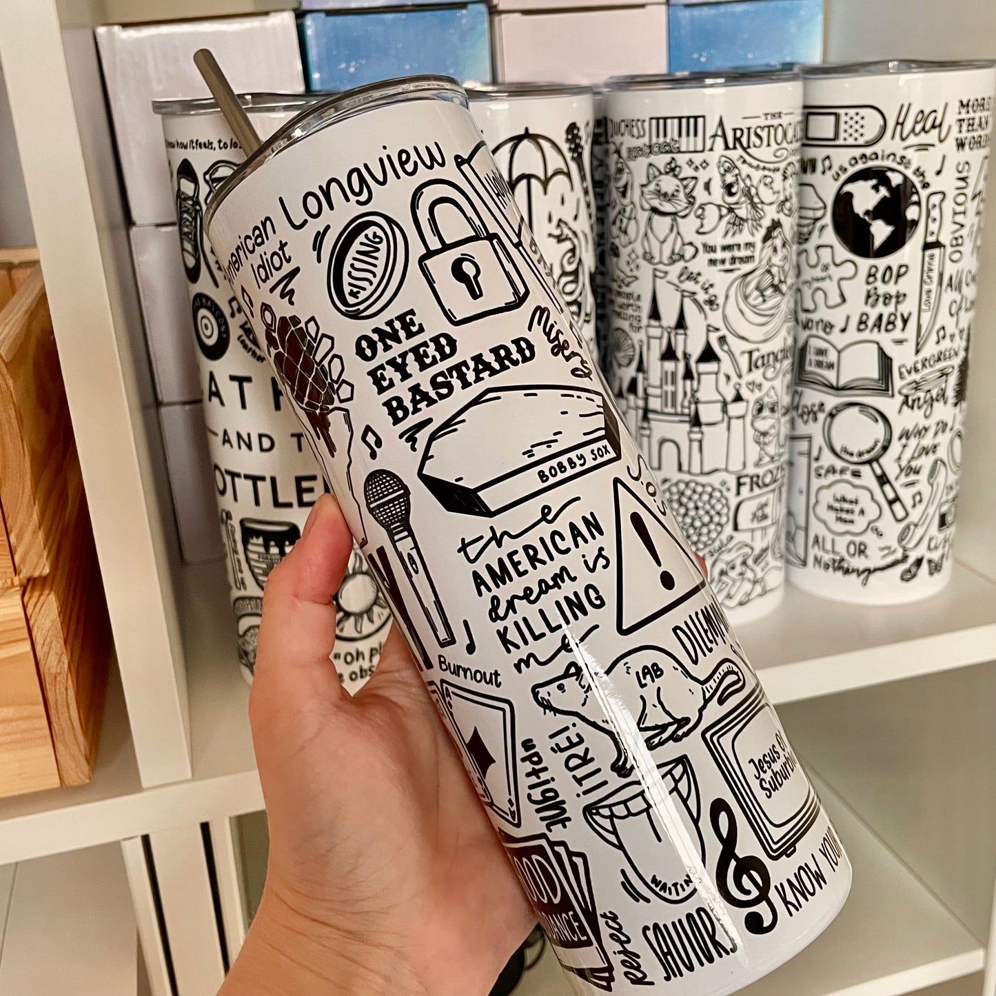 Green Day tumbler