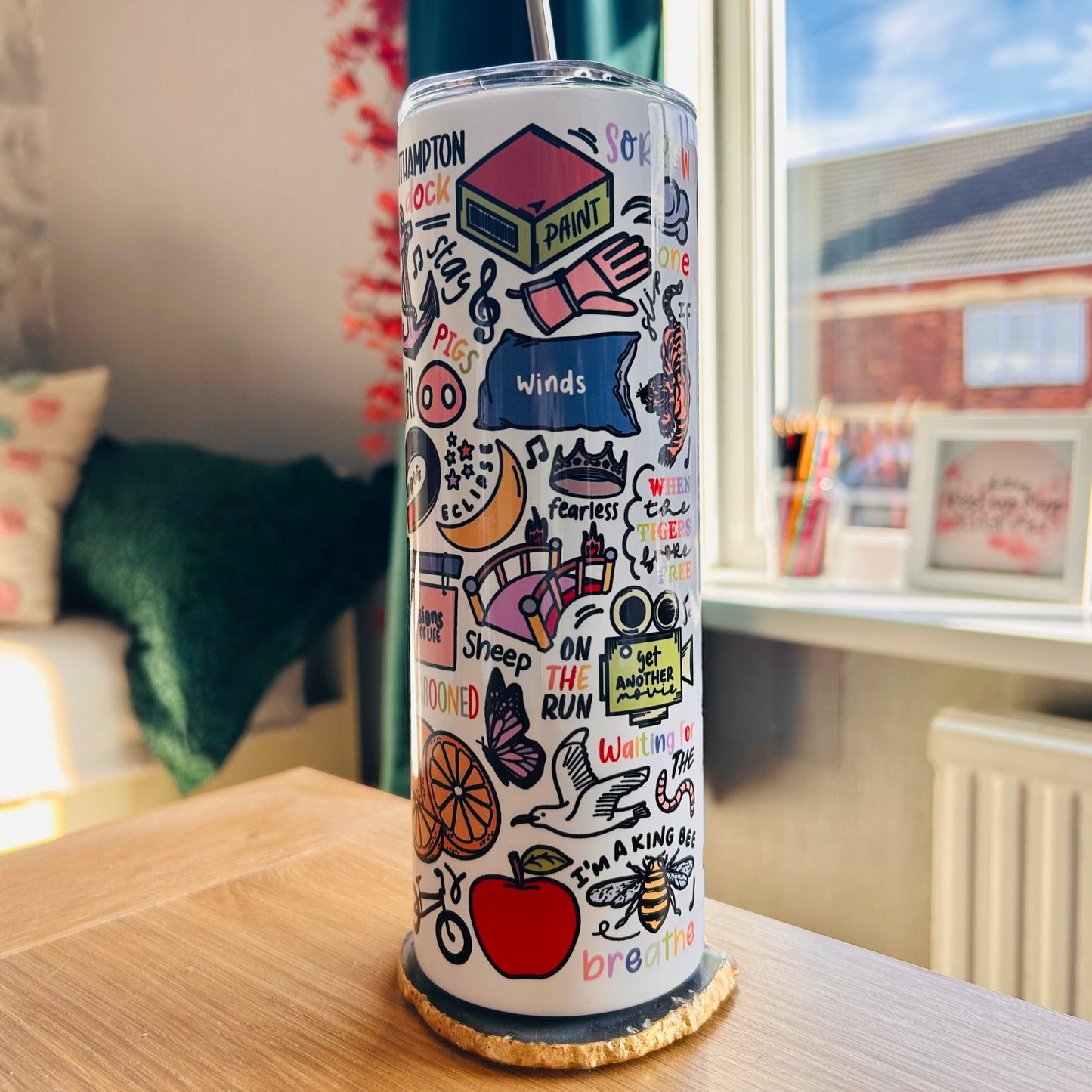 Pink Floyd tumbler