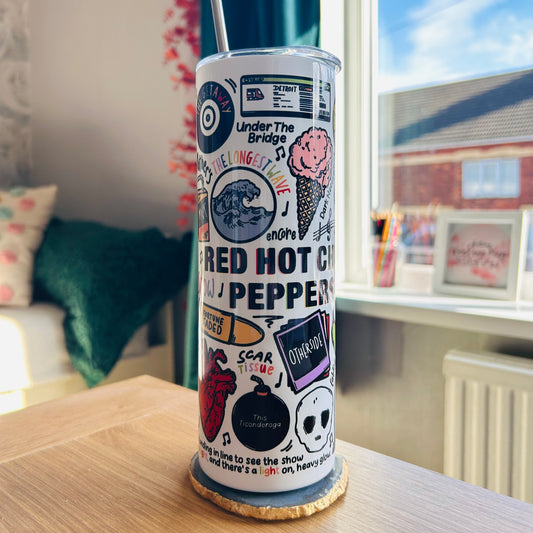 Red Hot Chili Peppers tumbler