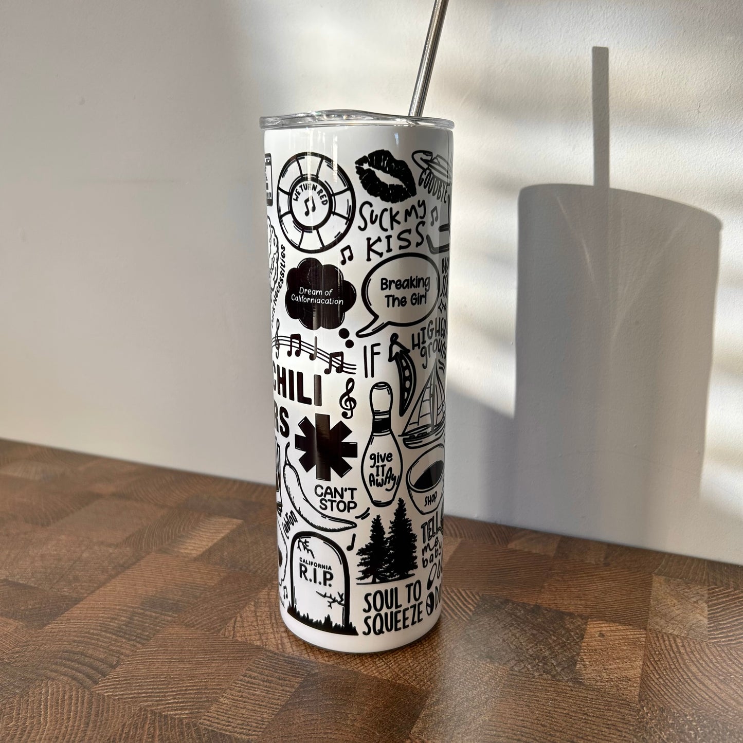 Red Hot Chili Peppers tumbler