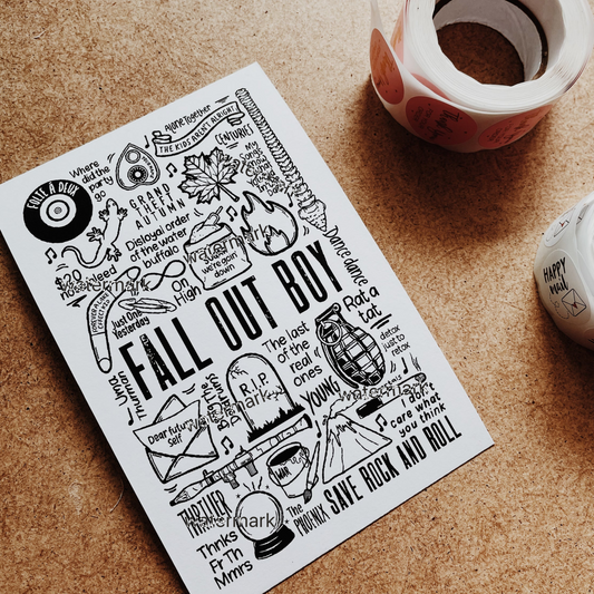 Imprimé Fall Out Boy