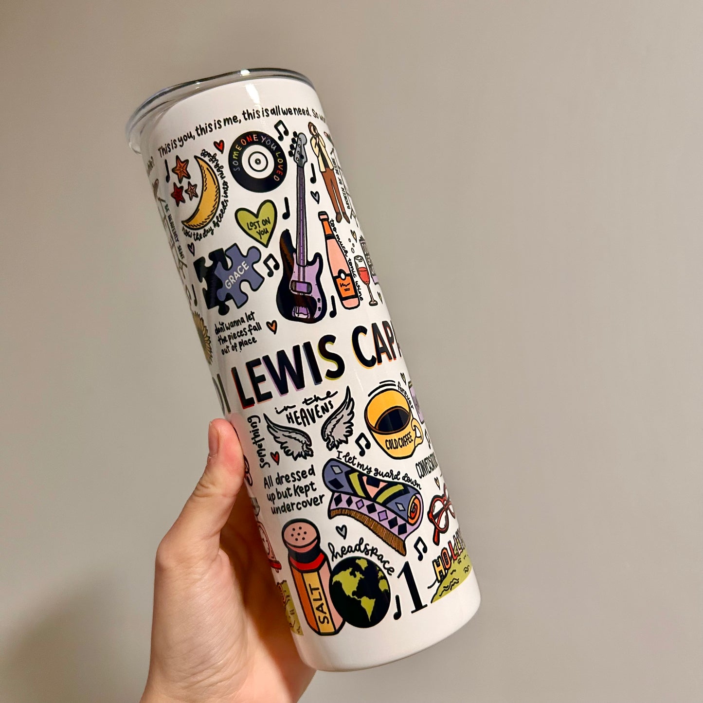 Lewis Capaldi tumbler
