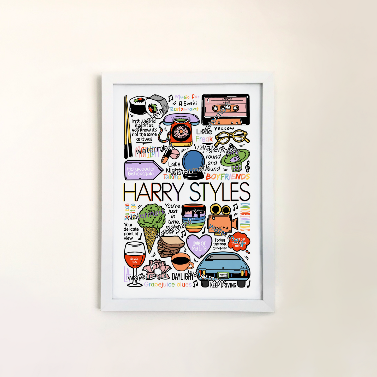 Impression de la maison de Harry Styles